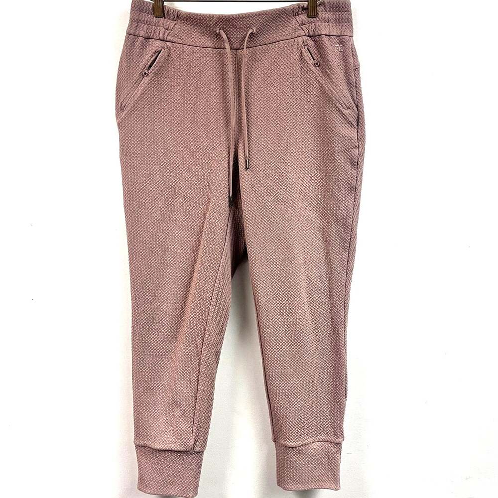 Women's 7 Diamonds Restoration Joggers dusty pink Large honeycomb knit
